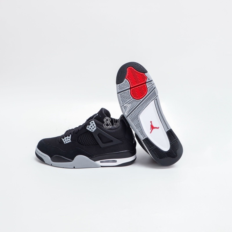 Air Jordan 4 Black Canvas