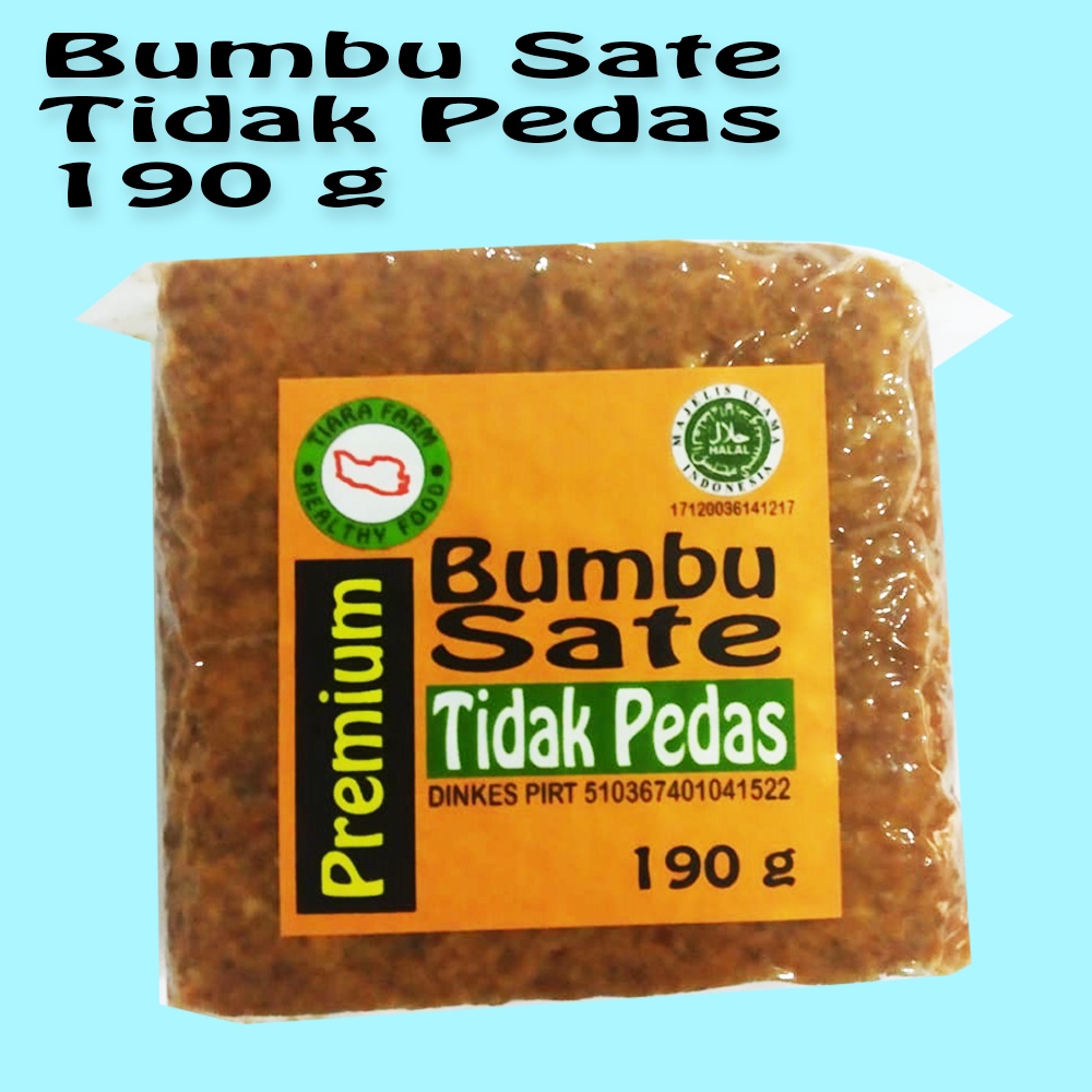 

Tiara Farm - Bumbu Sate Tidak Pedas - 190 g