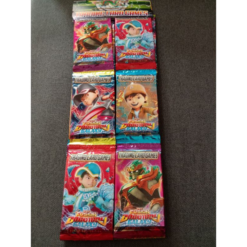NEW MAINAN KARTU BOBOIBOY GALAXY EXCLUSIVE EDITION/GALAXY NEW SERIES/TRADING CARD GAME