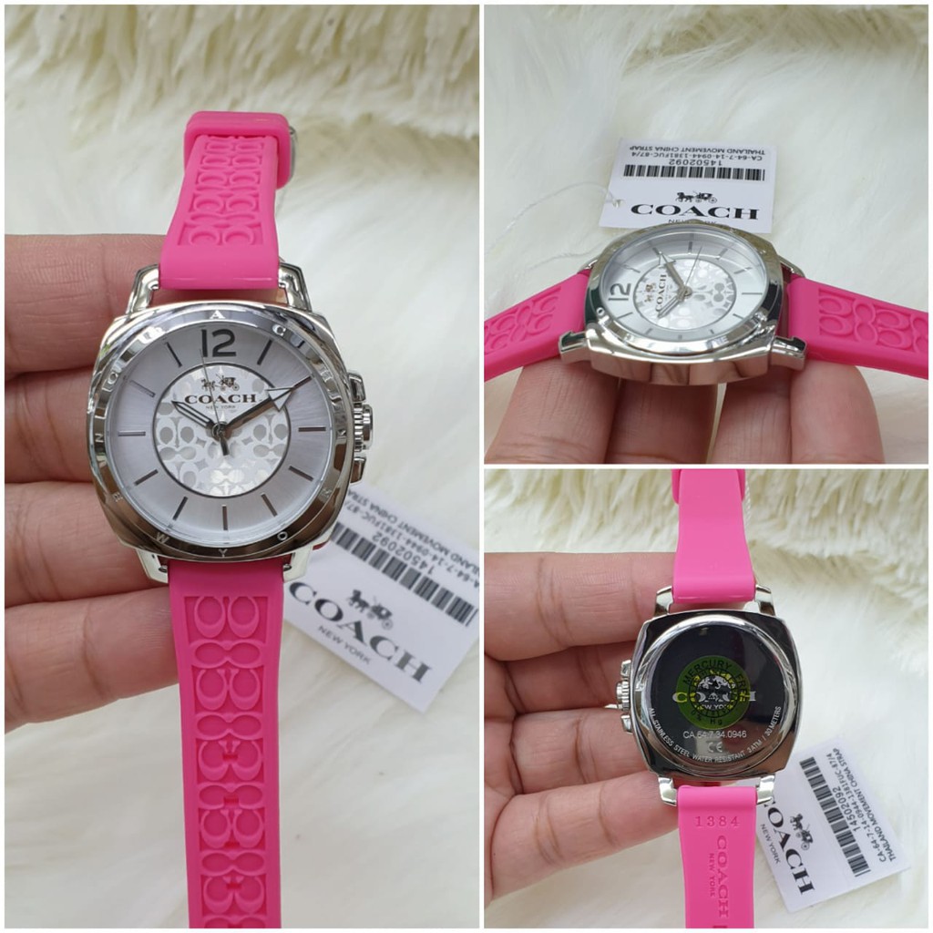 Jam Coach Original Strap Rubber Warna Jam Tangan Coach Original Warna Jam Coach Wanita 35mm