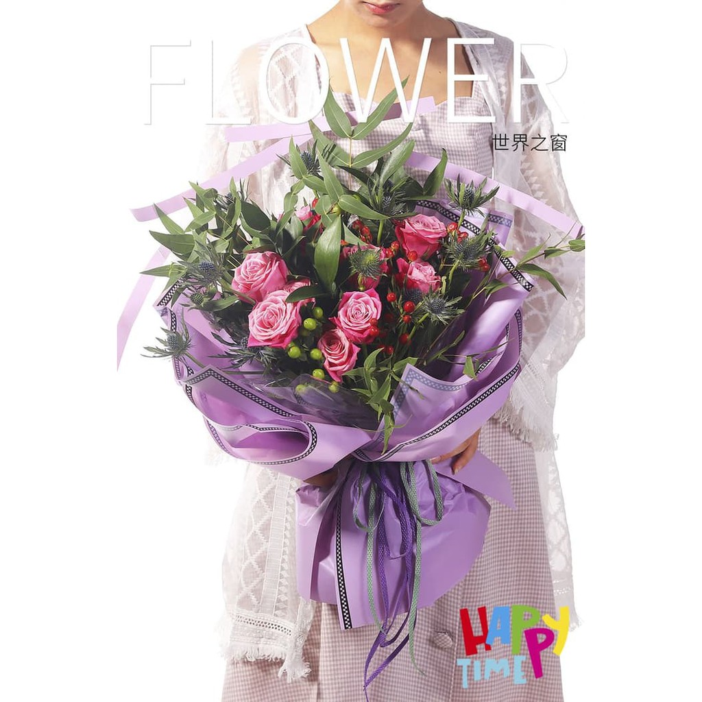 

KADO PERNIKAHAN KERTAS BUNGA SJ 1 PACK FLOWER PAPER MURAH PEMBUNGKUS BUNGA WATERPROOF ADWA WAW