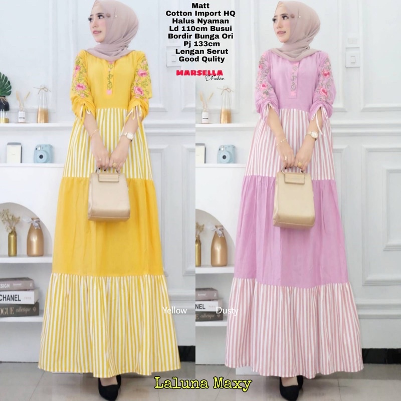 LALUNA MAXY BY MARSELLA (100% REAL PICT ORI BY MARSELLA)