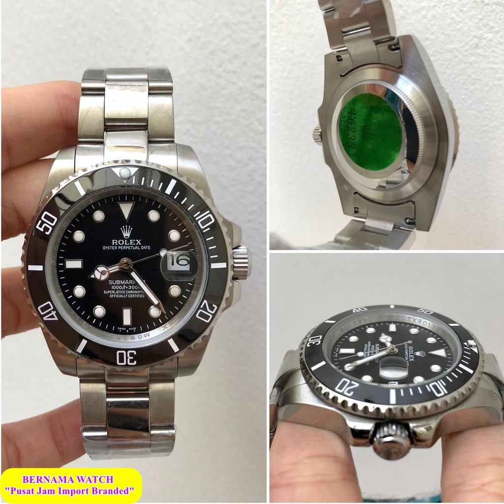 MEGA SALE  JAM TANGAN PRIA TERBARU ROLEX SUBMARINER JAPAN MATIC 40MM DIAMETER JAM TANGAN PRIA KEREN 