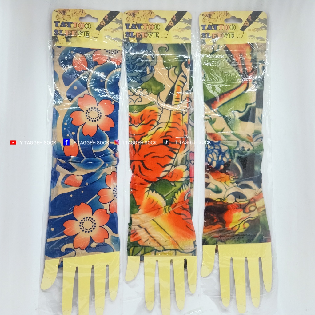 SARUNG LENGAN MOTIF GAMBAR | MANSET TATO | FASHION HANDSOCK