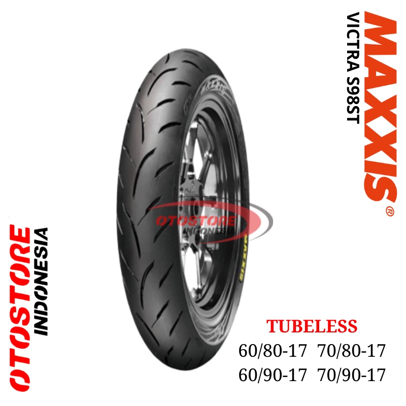 Ban Luar Motor Maxxis Victra 60/80 60/90 70/80 70/90 Ring 17 Tubeless 6080 6090 7080 7090Ban Motor B