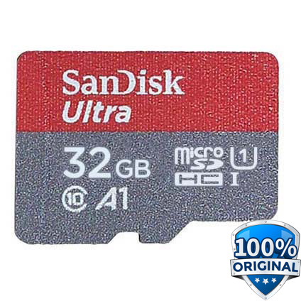 SanDisk Ultra microSDHC XC Card UHS-I Class 10 A1 120mbps SDSQUA4 32gb