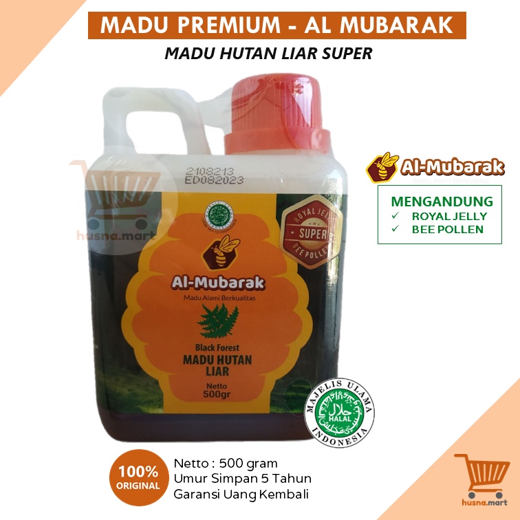 Madu Hutan Liar SUPER Al Mubarak kemasan 500gr Murni Asli