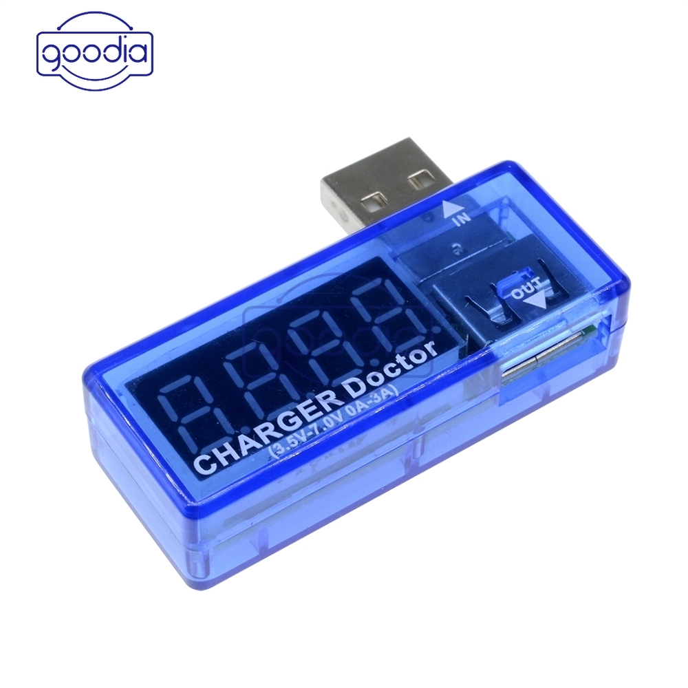 [IN STOCK/COD]Multi Tester Pengukur Tegangan USB Charger Ammeter Voltmeter Detector For Flash Disk