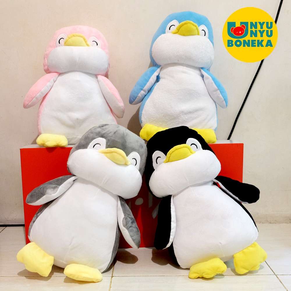 boneka soft pinguin animal bahan import boneka safari souvenir custom maskot