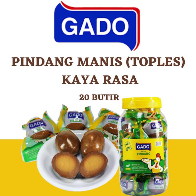 

Telur Gado Pindang Manis ( Toples ) Terbaru