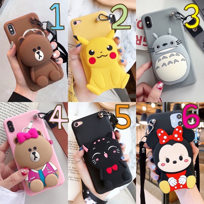 case dompet koin dan tali samsung j7 j710 j7duo j7plus j7pro j8 a6plus a2core a01 grand1 grand2