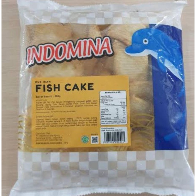 Fish cake indomina 500 gram Frozen indomina isi banyak