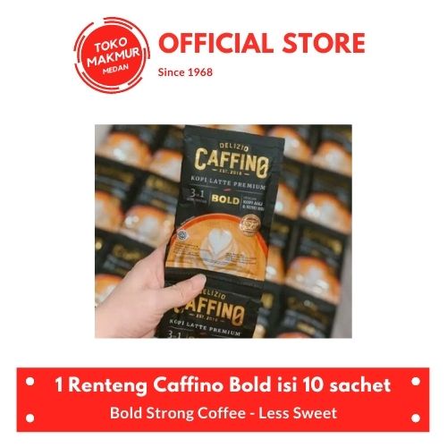 

1 RENTENG CAFFINO BOLD STRONG COFFEE PREMIUM 30GR ISI 10 SACHET - KOPI