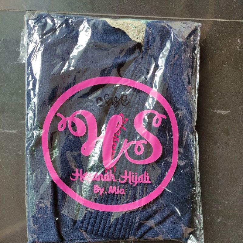 JILBAB INSTAN ASYA ORI HASANAH-NAVY