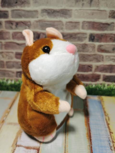 Talking hamster boneka tikus recording doll rekam suara