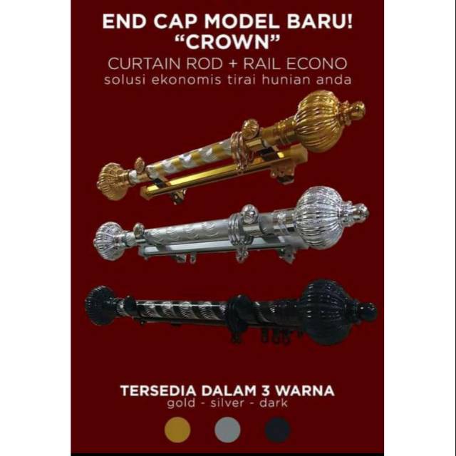 Besi gorden rolet gorden batang gorden besi minimalis