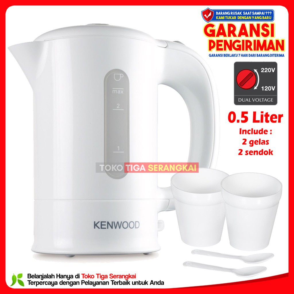 Kenwood Kettle Jug Teko Listrik 0.5 Liter JKP-250 JKP250