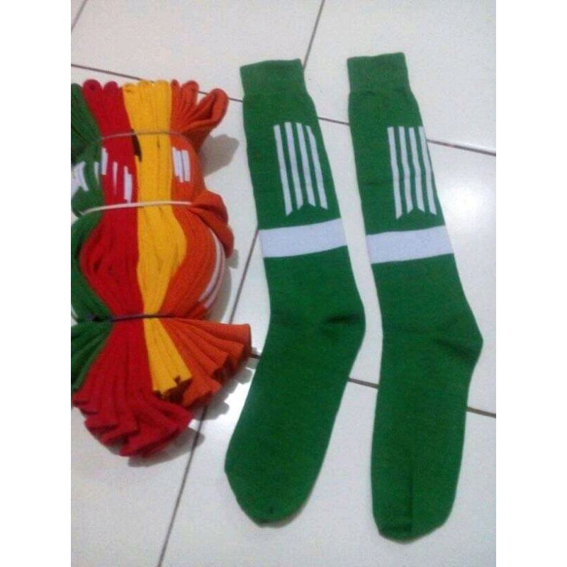 kaos kaki BOLA / PUTSAL ( 6 pasang )panjang selutut orang dewasa bahan tebal adem lembut dan lembut