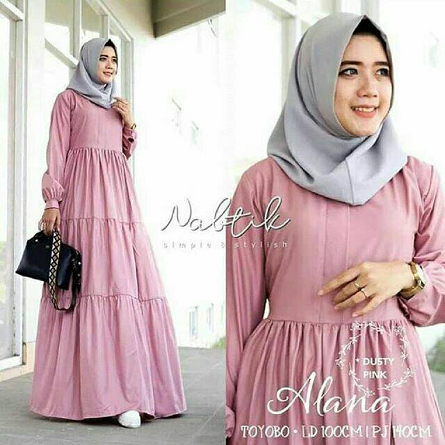 TERMURAH~GAMIS JUMBO~TERLARIS~ORI~READY STOK~Alana dres Bo