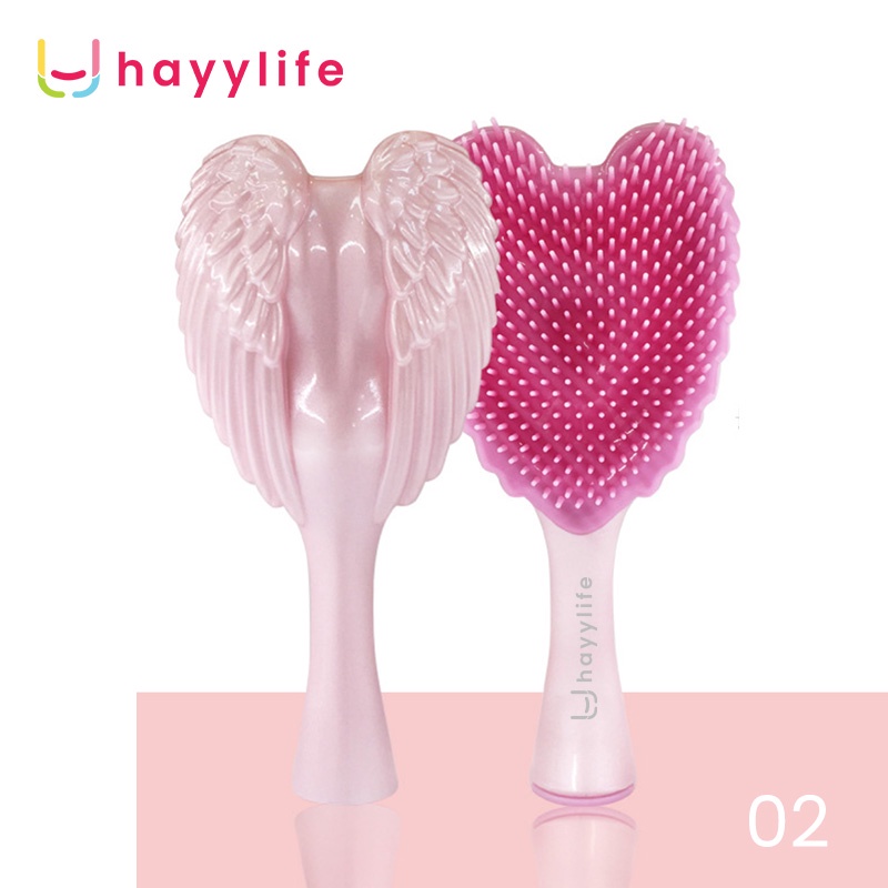 HAYYLIFE Tangle Brush Heat Resistant-Anti Static-Water Resistant HL-BBB572-6