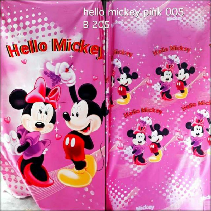 NEW MOTIF‼ SPREI KATUN JEPANG IMPORT ANAK PANEL MICKEY MINNIE MOUSE/CARTUN/CARTOON/CARTON/KARTUN
