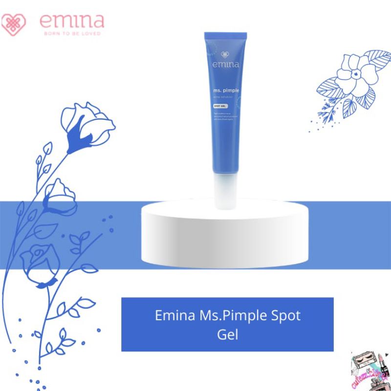 ☃Cutezz_Ching1☃Emina Ms.Pimple Acne Solution Spot Gel 15ml