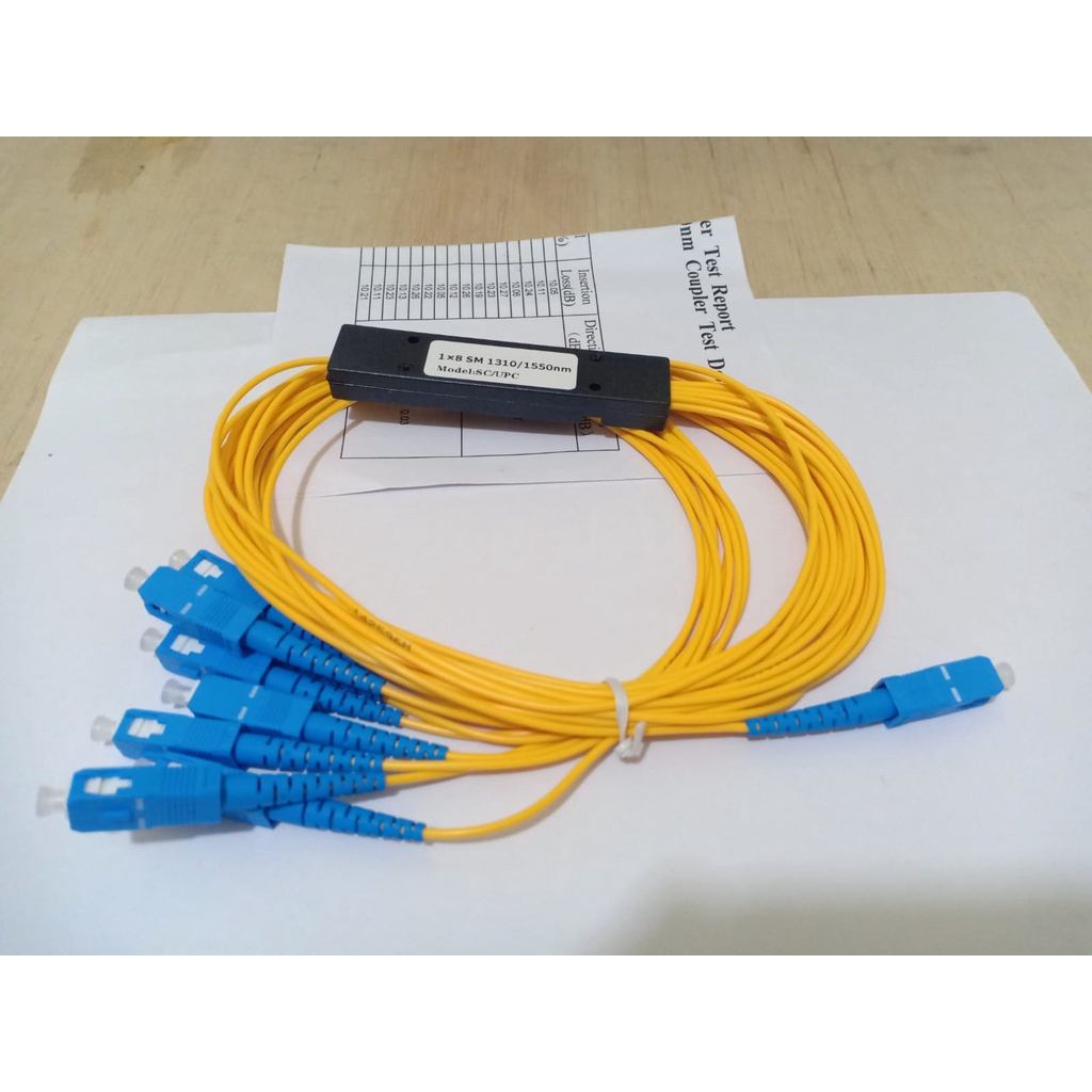 Splitter Modular MINI 1:8 SC UPC / Spliter 1:8 Modular Mini SC UPC/Passive Splitter