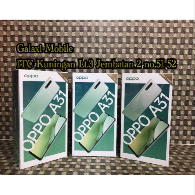 Oppo A31 Ram 4GB Internal 128GB Garansi Resmi 1 Tahun