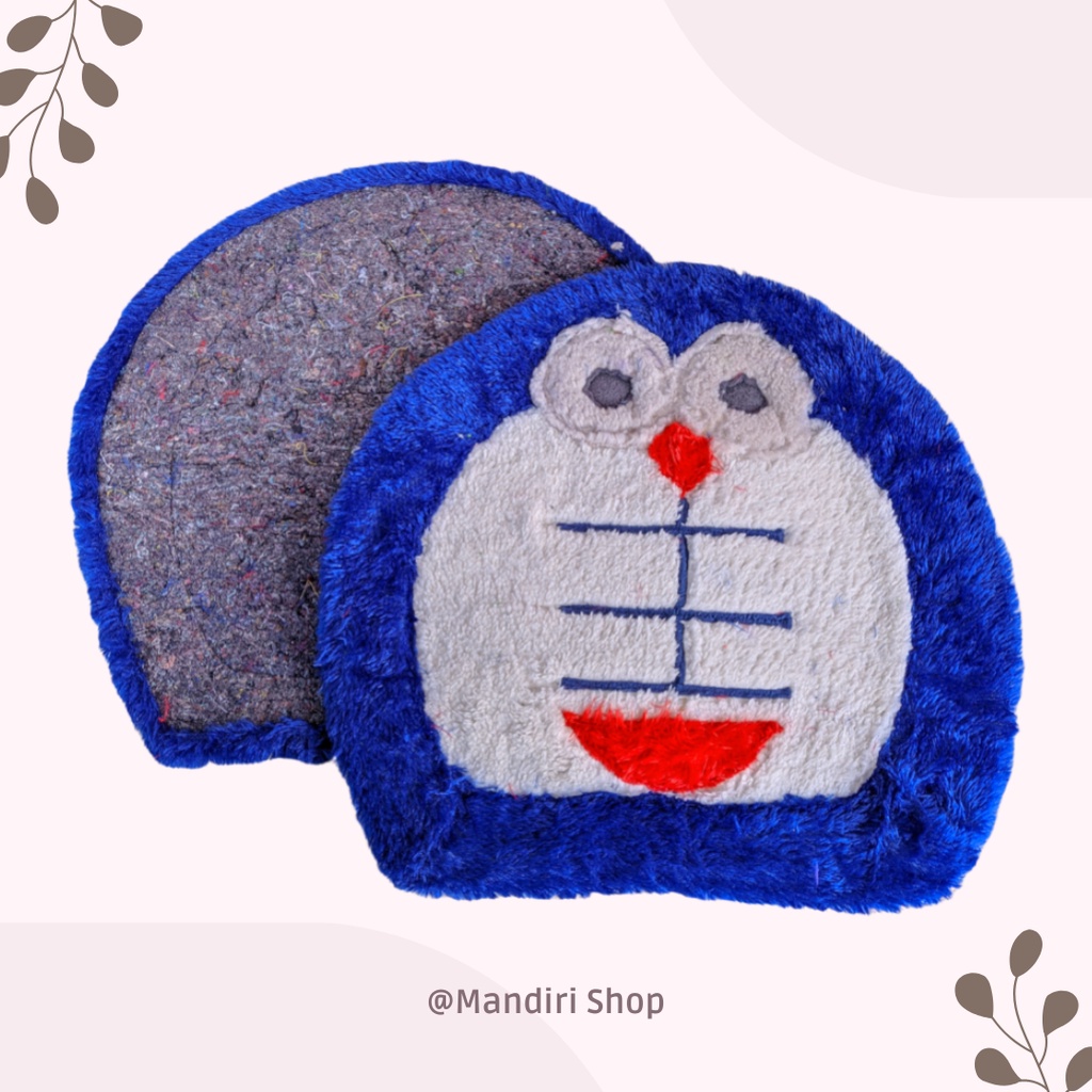 Kesed kaki karakter bulu rasfur anti slip-Daraemon