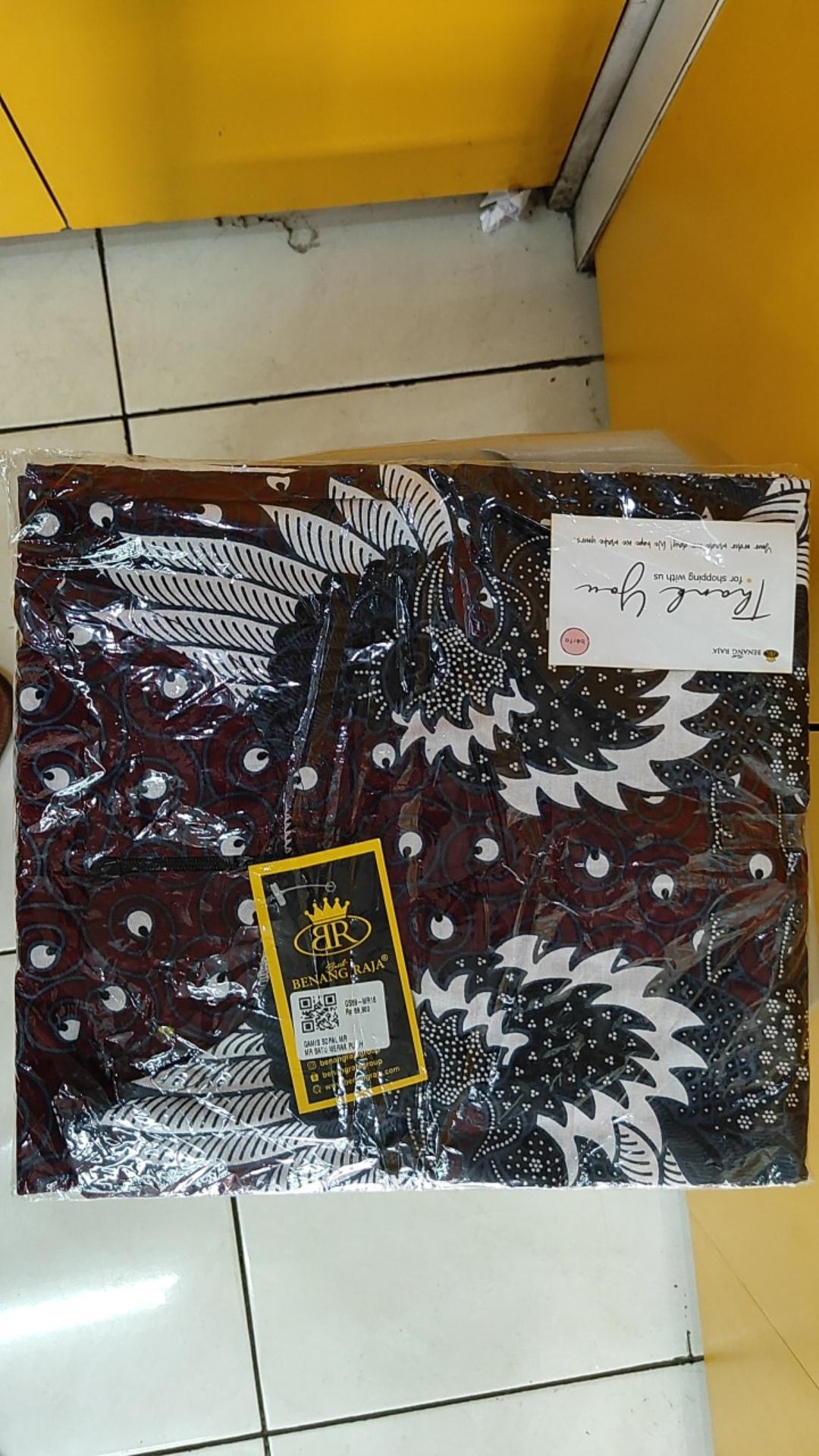 Benang Raja Gamis Batik Primis Ukuran M L Xl Xxl