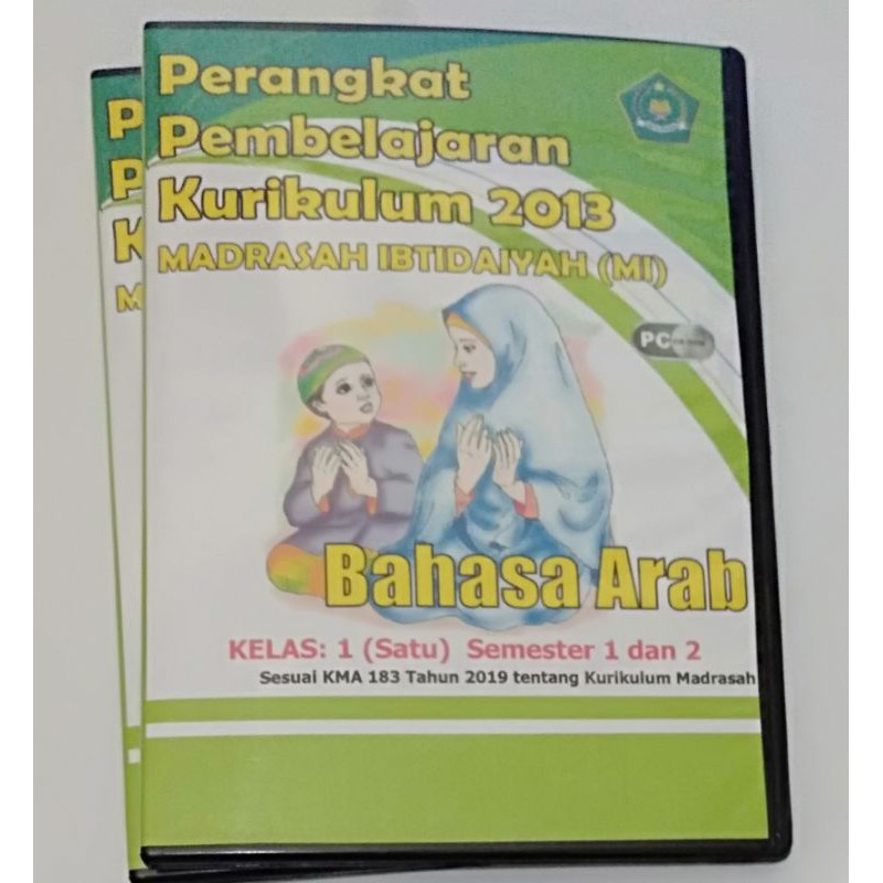 CD RPP MI Bahasa Arab Kelas 1 Sesuai KMA 183 2019 RPP 1 LEMBAR DARING LURING semester 1 dan 2