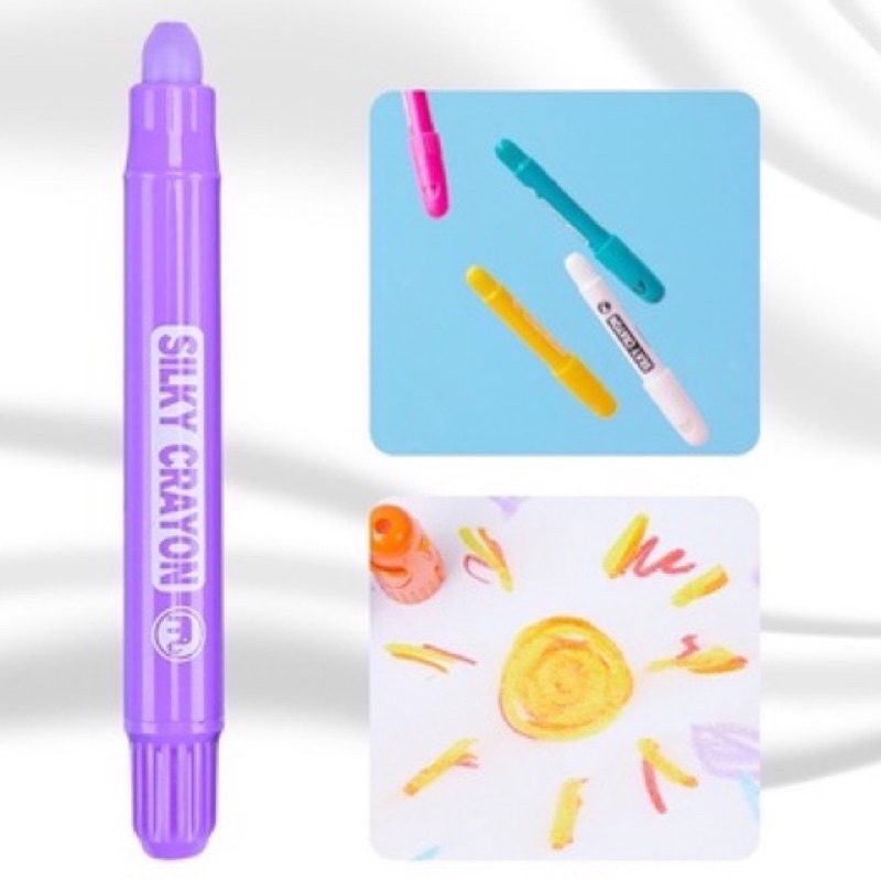 mobee silky crayon face painting crayon erasable crayon krayon anak aman untuk kulit