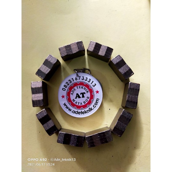 Diamond Segment M 12.mata bor coring .mata bor sumur