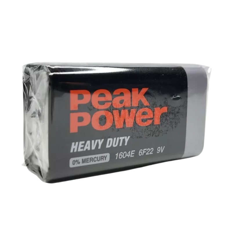 Baterai Kotak  9Volt Peak Power Supply 6F22 HEAVY DUTY