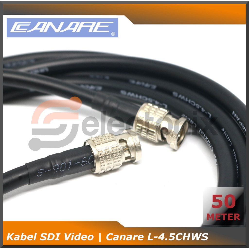 [50m] Kabel SDI Video BNC-BNC | Canare L45CHWS