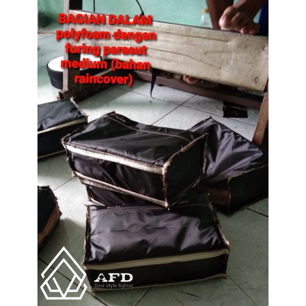 afd warior aksesoris hitam tas selempang tactical kapasitas 6L free path