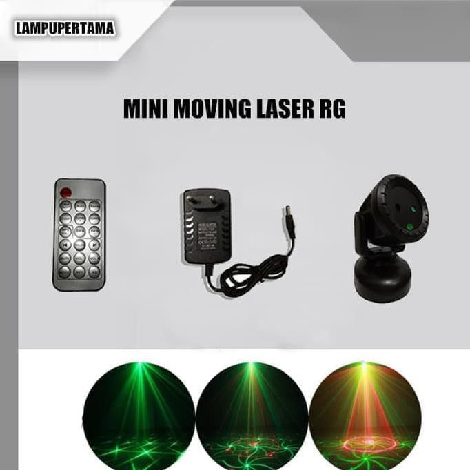 LAMPU LASER DISCO MINI MOVING HEAD LM025