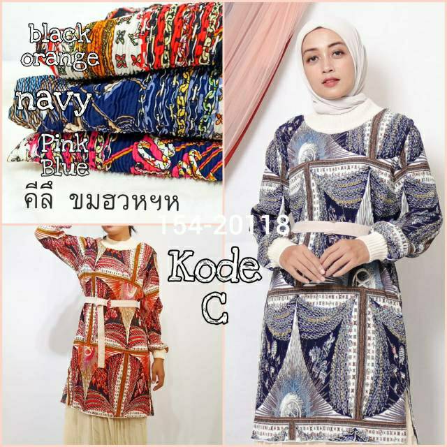 TUNIK PLISKET - TUNIK IMPORT - TUNIK PREMIUM - ATASAN PLISKET