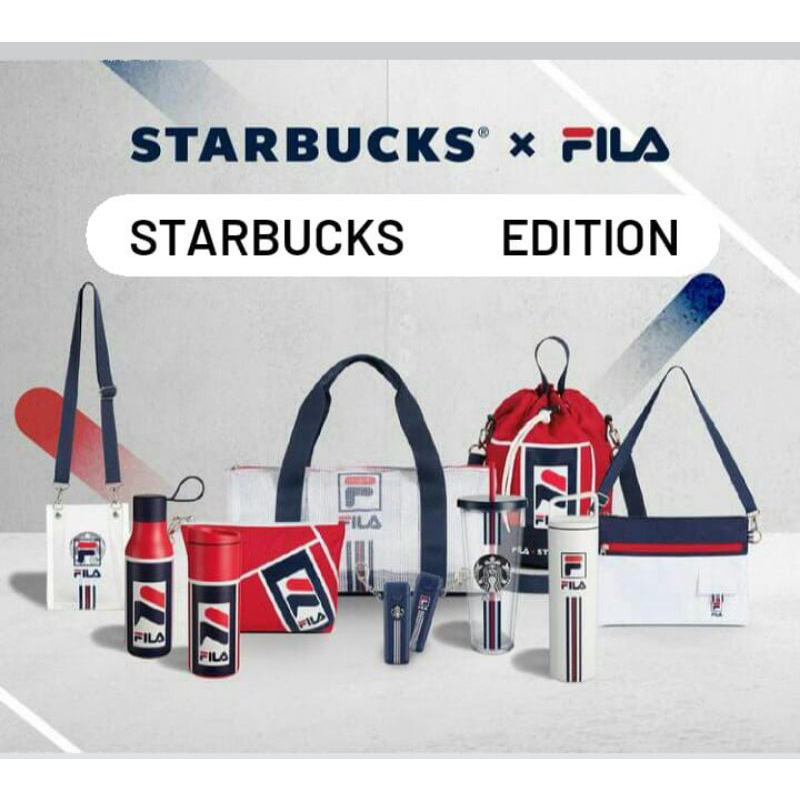 STARBUCKS EDITION FILA TUMBLER LIMITED EDITION ICONIC BEARISTA BEAR