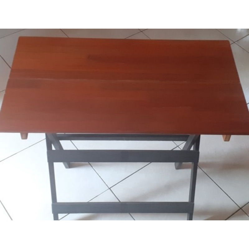 Meja Laptop belajar kamar kayu lipat, kerja rumah, uk Tinggi 55 cm,Panjang 50 cm,Lebar 35 cm terbaru
