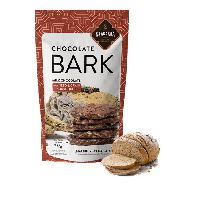 

[KODE BARANG 53] Krakakoa Bark Seed & Grain Sourdough - Milk Choco 100gr TERMURAH!!!