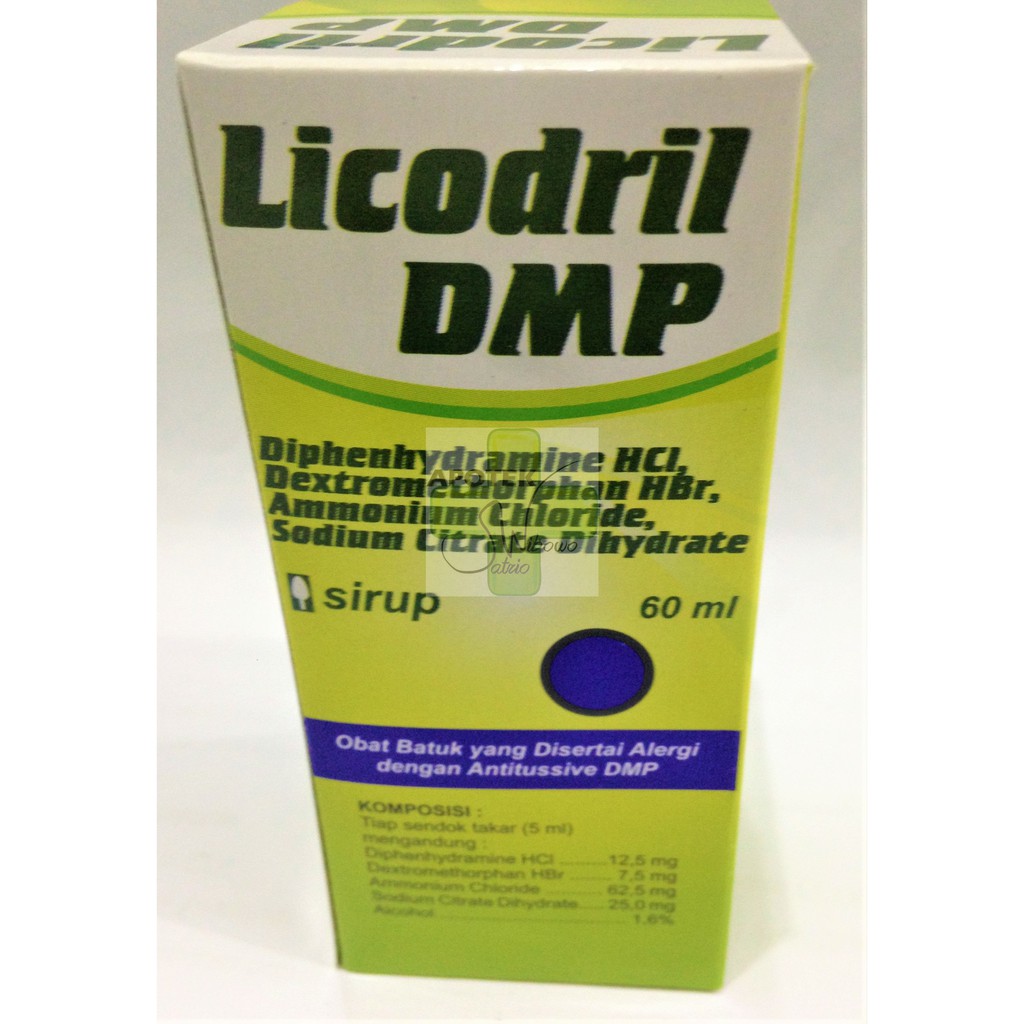 Obat Batuk Pilek Alergi Licodryl 60 ml