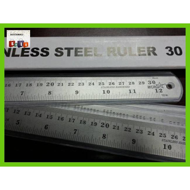 

Silutala- Penggaris Besi 30 Cm Microstar -Ori.