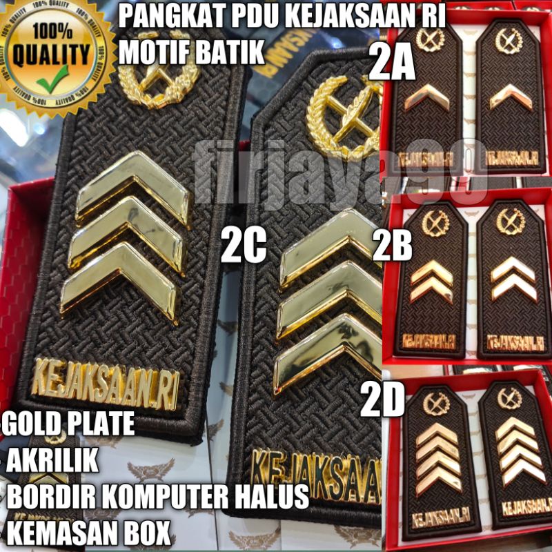 pangkat pdu kejaksaan RI gol 2a, 2b, 2c, 2d motif batik produk exclusive/pangkat pdu jaksa kejaksaan