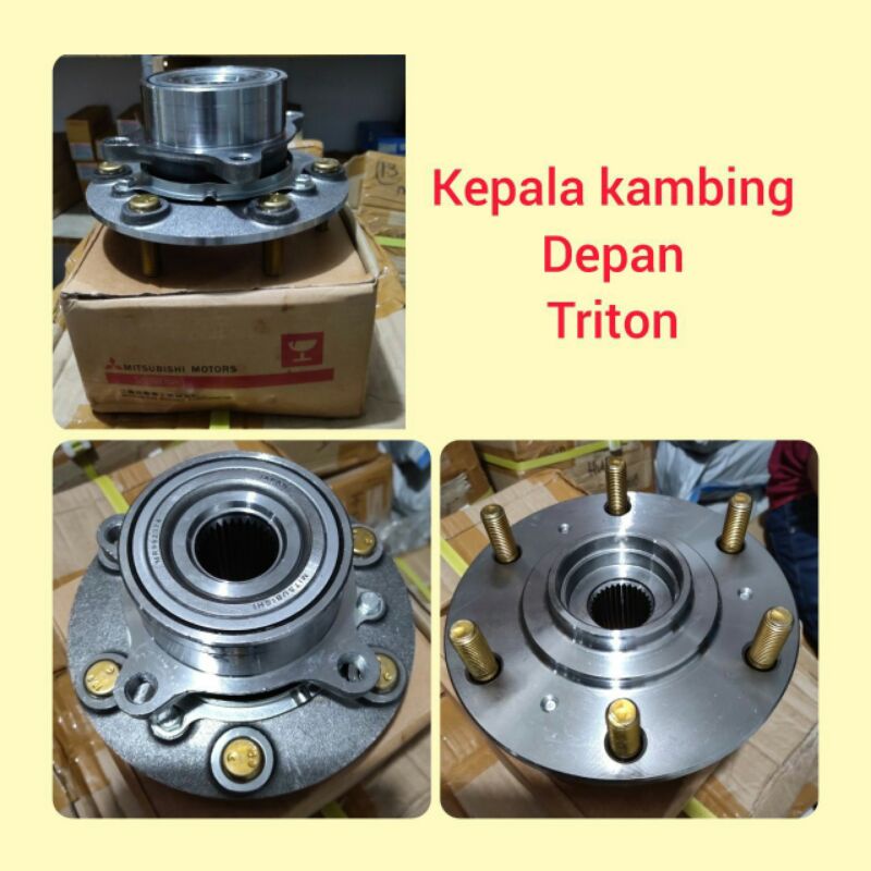 wheel hub front bearing nap roda depan triton kepala kambing depan triton