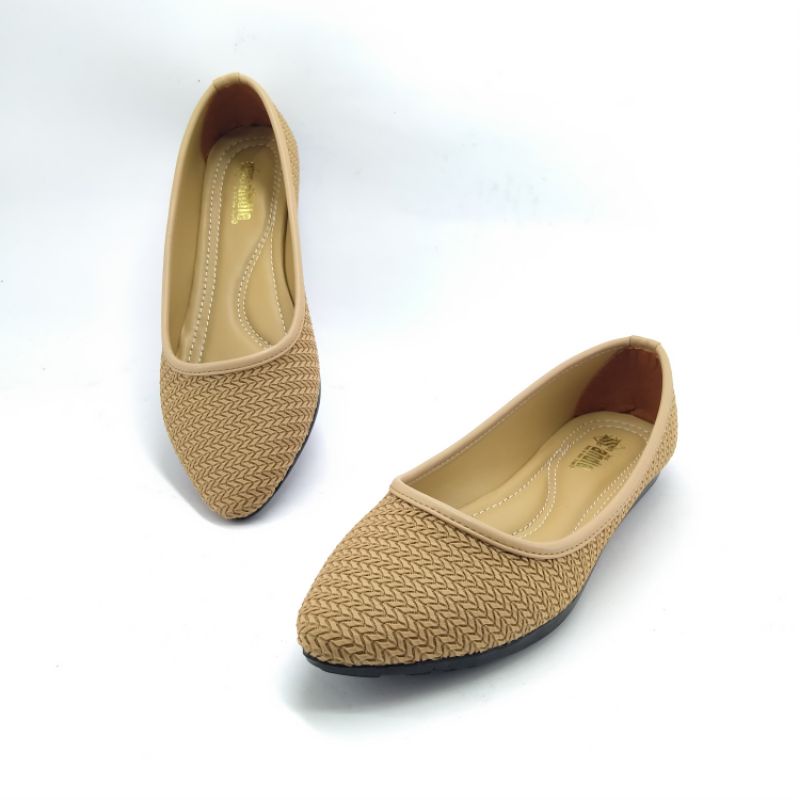 Sepatu Wanita Flatshoes Dixxi polos Andis AN01
