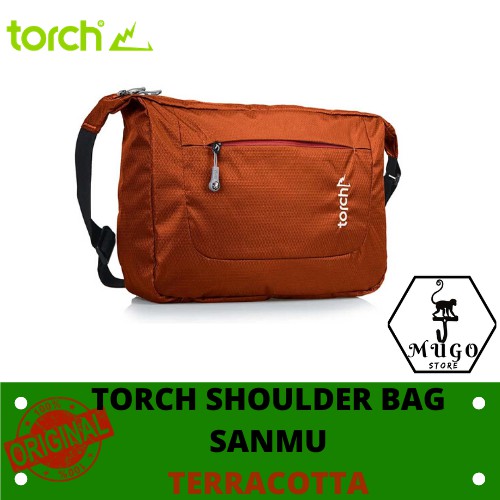 TAS SELEMPANG TORCH SANMU MESSENGER BAG - TERRACOTA