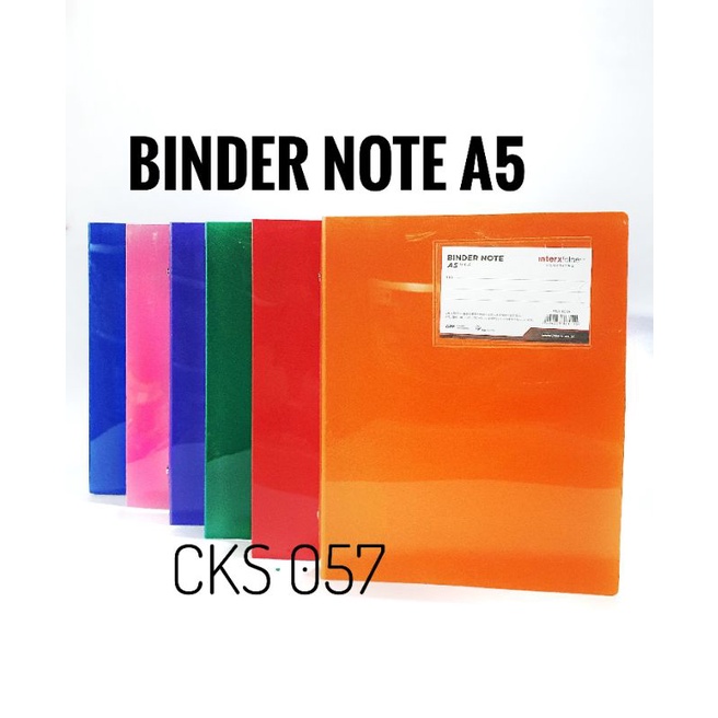 

Binder Note / Map Loose Leaf A5 Inter X