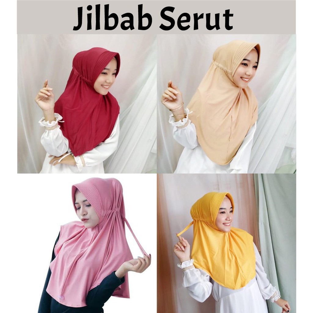 Jilbab Serut Jilbab Instant Hijab Serut