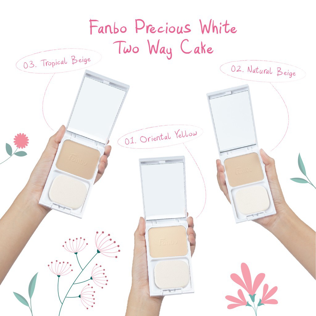 Fanbo Precious White Two Way Cake 13,5gr
